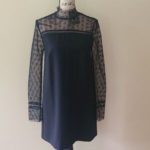 Black Mini Dress - Size Small